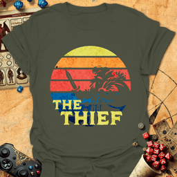 Thief Sunset Tee Gift For Tabletop Gamer