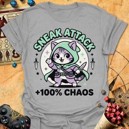 Sneak Attack Tee Gift For Tabletop Gamer