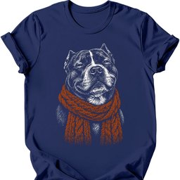 American Bully Winter Dog T Shirt Gift For Dog Lover