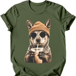 Australian Cattle Dog Hipster Dog T Shirt Gift For Dog Lover