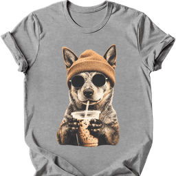 Australian Cattle Dog Hipster Dog T Shirt Gift For Dog Lover
