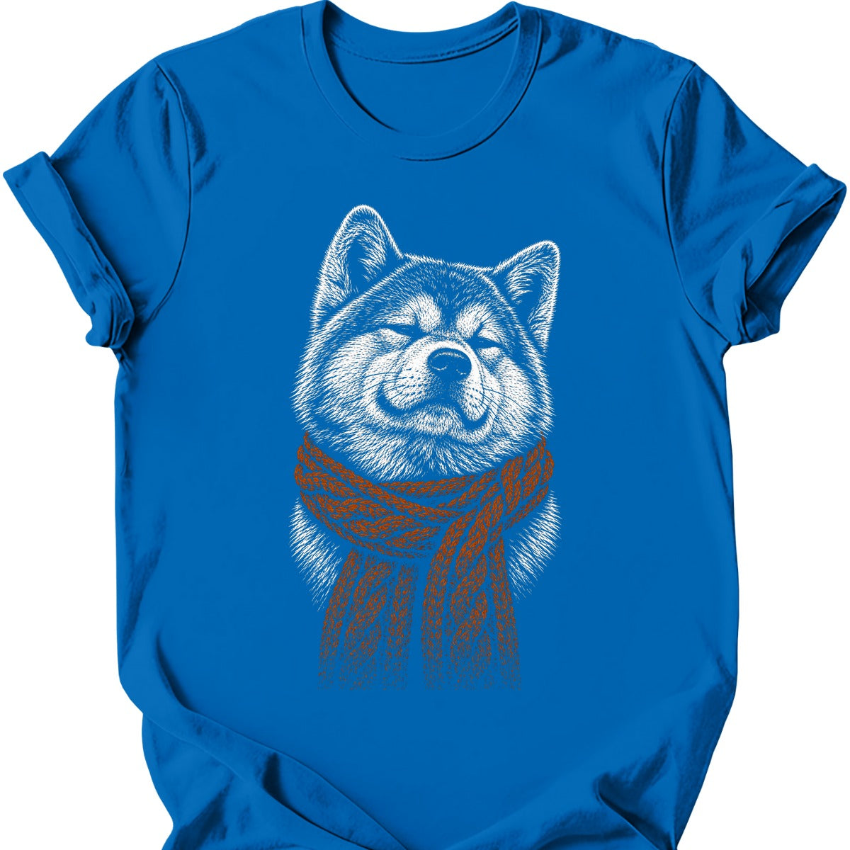 Akita Winter Dog T Shirt Gift For Dog Lover