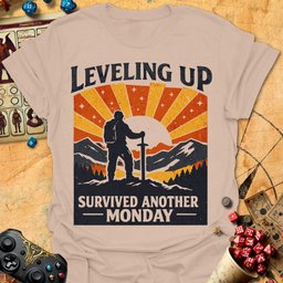 Survived Another Monday Tee Gift For Tabletop Gamer