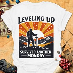 Survived Another Monday Tee Gift For Tabletop Gamer