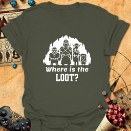 Wheres The Loot Tee Gift For Tabletop Gamer