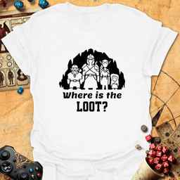 Wheres The Loot Tee Gift For Tabletop Gamer
