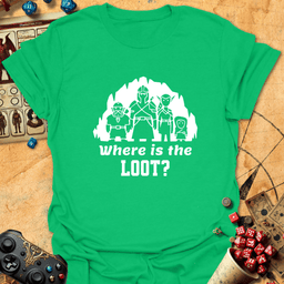 Wheres The Loot Tee Gift For Tabletop Gamer