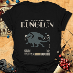 Warrior Of Dungeon Tee Gift For Tabletop Gamer