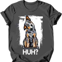 Australian Cattle Dog Huh Dog T Shirt Gift For Dog Lover