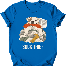 American Bulldog Sock Thief T Shirt Gift For Dog Lover