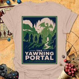 Visit Undermountain Tee Gift For Tabletop Gamer