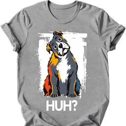 American Bully Huh Dog T Shirt Gift For Dog Lover