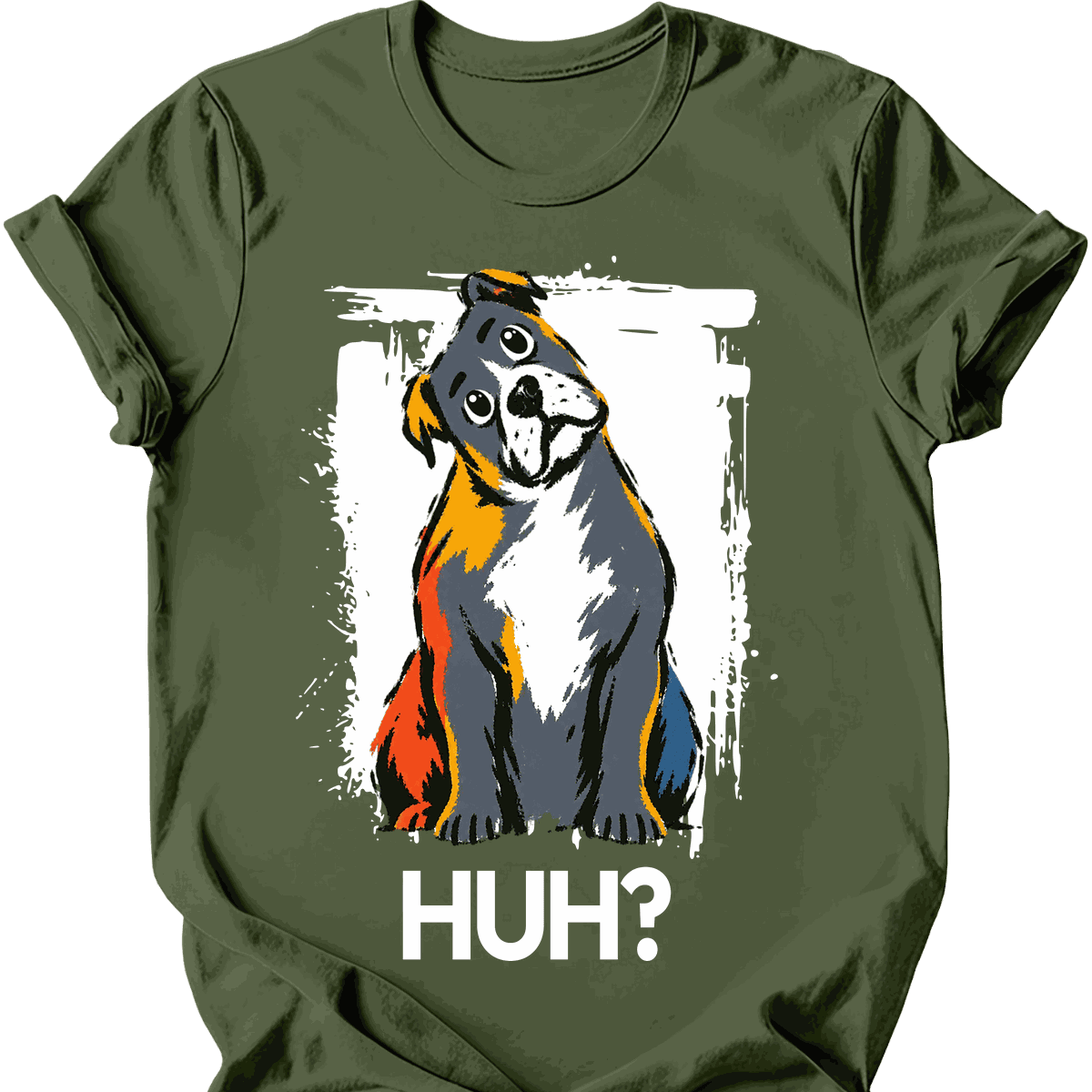 American Bully Huh Dog T Shirt Gift For Dog Lover