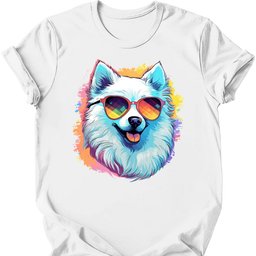 American Eskimo Top Dog T Shirt Gift For Dog Lover