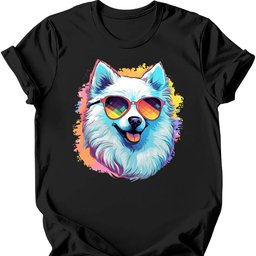 American Eskimo Top Dog T Shirt Gift For Dog Lover