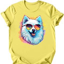 American Eskimo Top Dog T Shirt Gift For Dog Lover