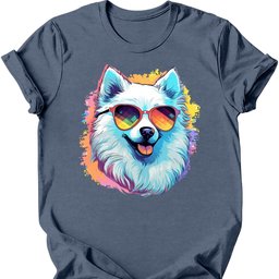 American Eskimo Top Dog T Shirt Gift For Dog Lover