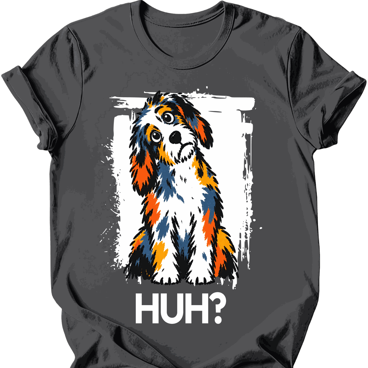Aussiedoodle Huh Dog T Shirt Gift For Dog Lover