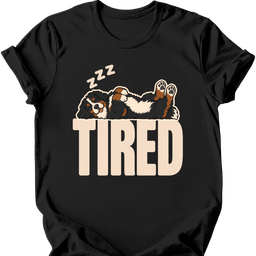 Bernese Mountain Dog Tired Dog T Shirt Gift For Dog Lover