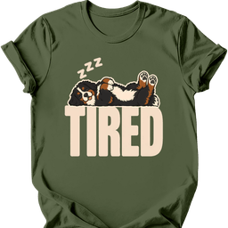 Bernese Mountain Dog Tired Dog T Shirt Gift For Dog Lover