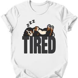Bernese Mountain Dog Tired Dog T Shirt Gift For Dog Lover