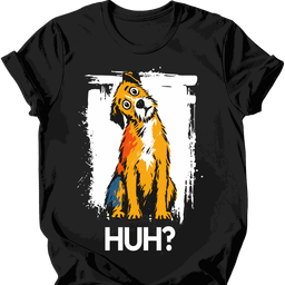 Border Terrier Huh Dog T Shirt Gift For Dog Lover