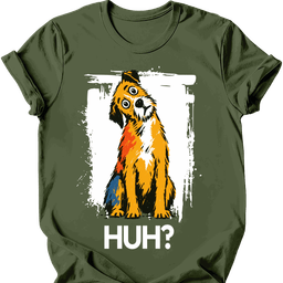 Border Terrier Huh Dog T Shirt Gift For Dog Lover