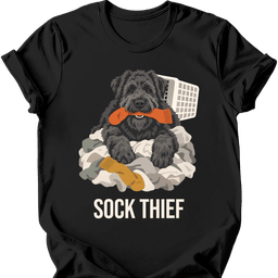 Bouvier Des Flandres Sock Thief T Shirt Gift For Dog Lover