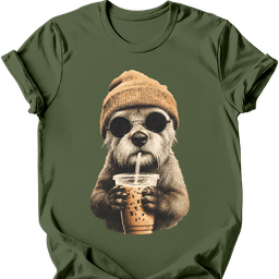Border Terrier Hipster Dog T Shirt Gift For Dog Lover