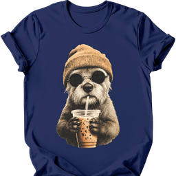 Border Terrier Hipster Dog T Shirt Gift For Dog Lover