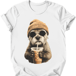 Border Terrier Hipster Dog T Shirt Gift For Dog Lover