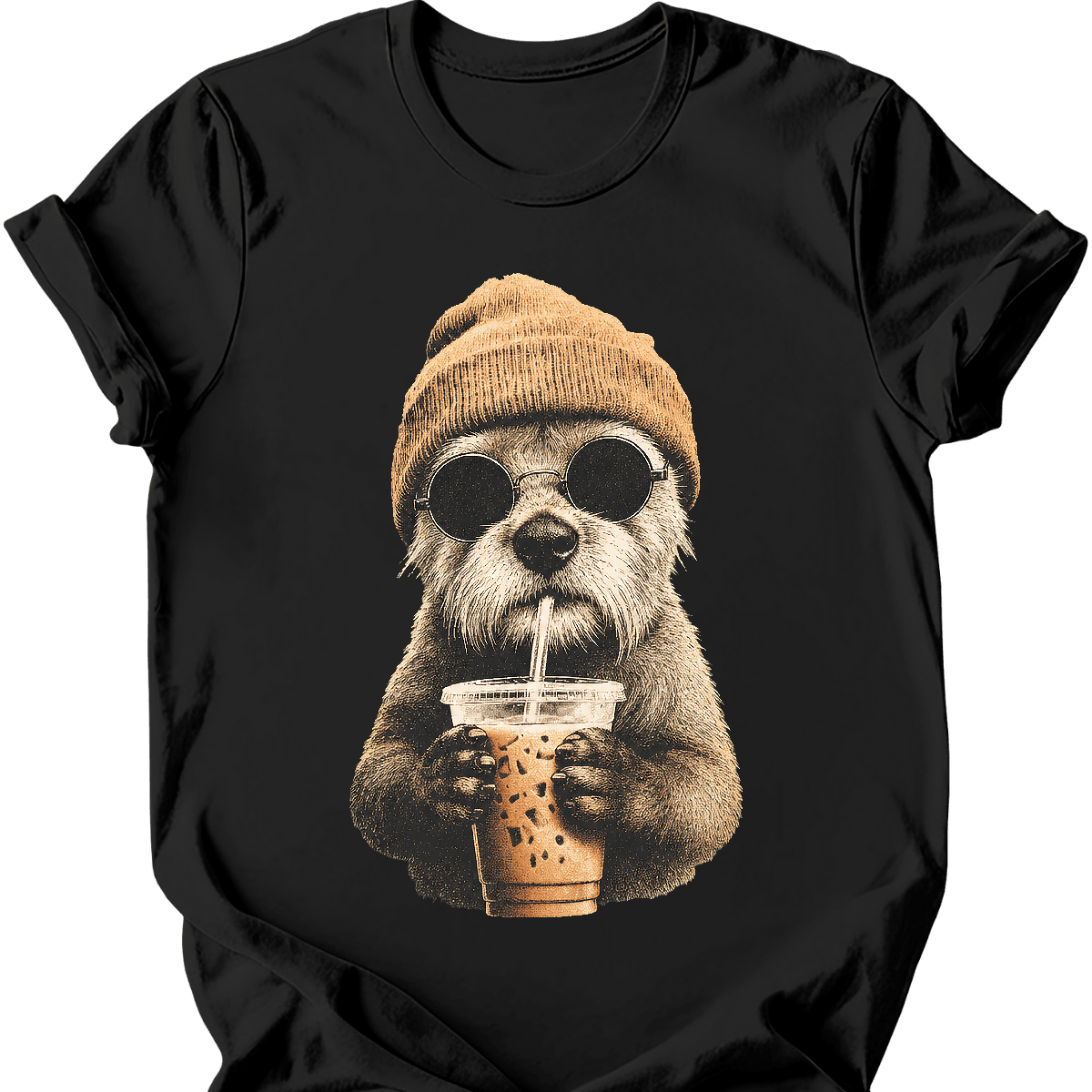 Border Terrier Hipster Dog T Shirt Gift For Dog Lover