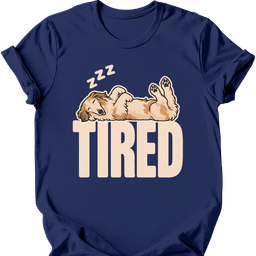 Borzoi Tired Dog T Shirt Gift For Dog Lover
