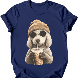Bedlington Terrier Hipster Dog T Shirt Gift For Dog Lover