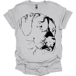 Beagle Line Art T Shirt Gift For Dog Lover