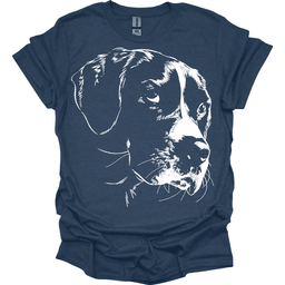 Beagle Line Art T Shirt Gift For Dog Lover