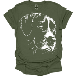 Beagle Line Art T Shirt Gift For Dog Lover