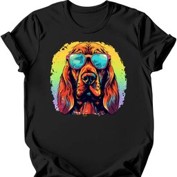 Bloodhound Top Dog T Shirt Gift For Dog Lover