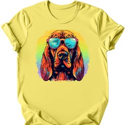 Bloodhound Top Dog T Shirt Gift For Dog Lover