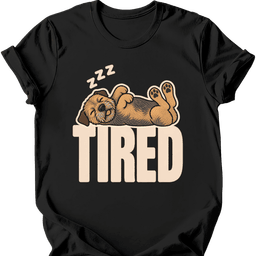 Border Terrier Tired Dog T Shirt Gift For Dog Lover
