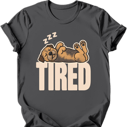 Border Terrier Tired Dog T Shirt Gift For Dog Lover