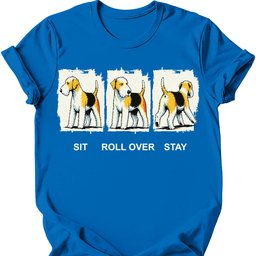 Bedlington Terrier Sit Roll Over Stay T Shirt Gift For Dog Lover