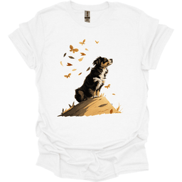 Bernese Mountain Dog Fall Dog T Shirt Gift For Dog Lover