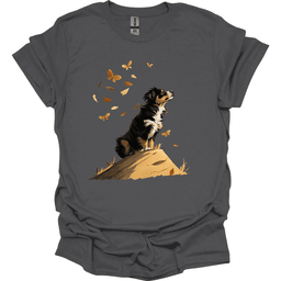 Bernese Mountain Dog Fall Dog T Shirt Gift For Dog Lover
