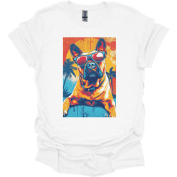 Belgian Malinois Summer Dog T Shirt Gift For Dog Lover