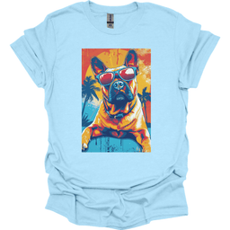 Belgian Malinois Summer Dog T Shirt Gift For Dog Lover