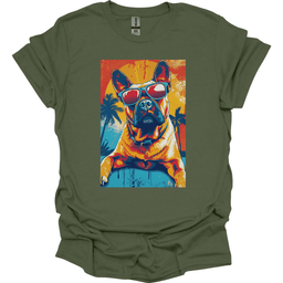Belgian Malinois Summer Dog T Shirt Gift For Dog Lover