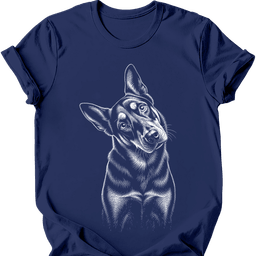 Beauceron Tilted Dog T Shirt Gift For Dog Lover