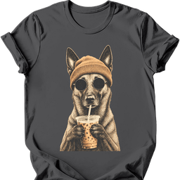Belgian Malinois Hipster Dog T Shirt Gift For Dog Lover