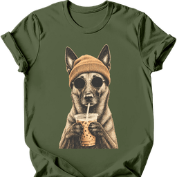 Belgian Malinois Hipster Dog T Shirt Gift For Dog Lover